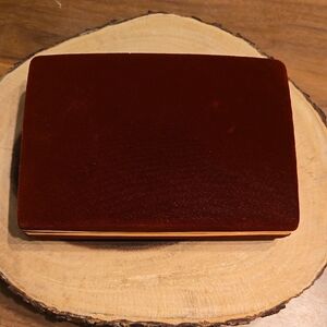 Vintage Elegant Red Velvet Jewelry Box